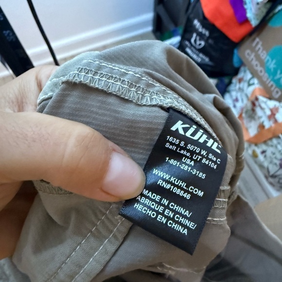 Kuhl Tan Kendra Lightweight Drawstring Hiking Pants - Picture 4 of 7